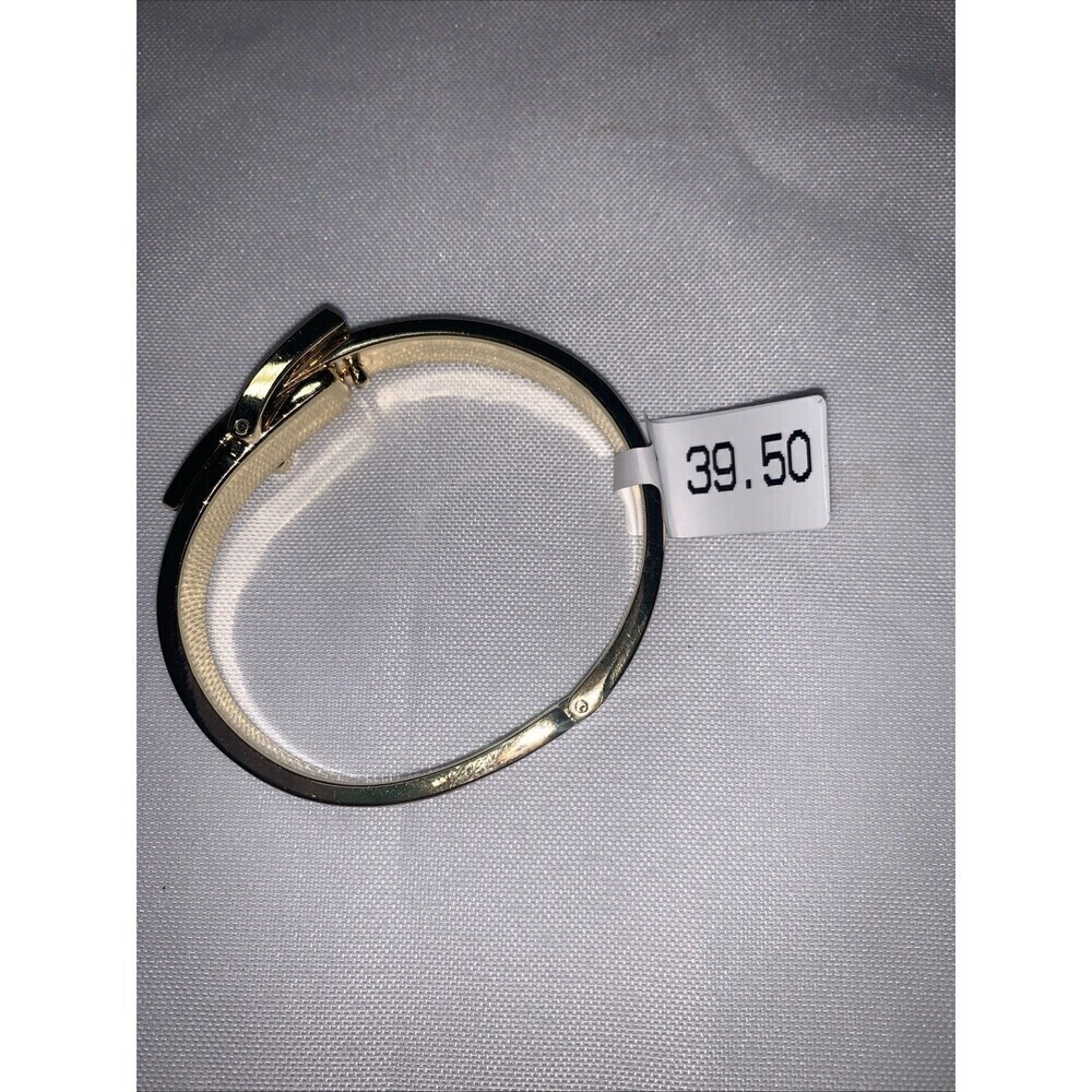 Macy’s Belt buckle design Gold coloured bracelet Fashion Jewelry - Picture 3 of 12